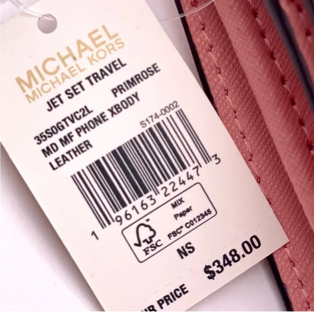 Michael Kors Pink Phone Crossbody Bag